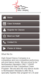 Mobile Screenshot of highdesertdanceco.com