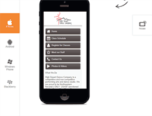Tablet Screenshot of highdesertdanceco.com
